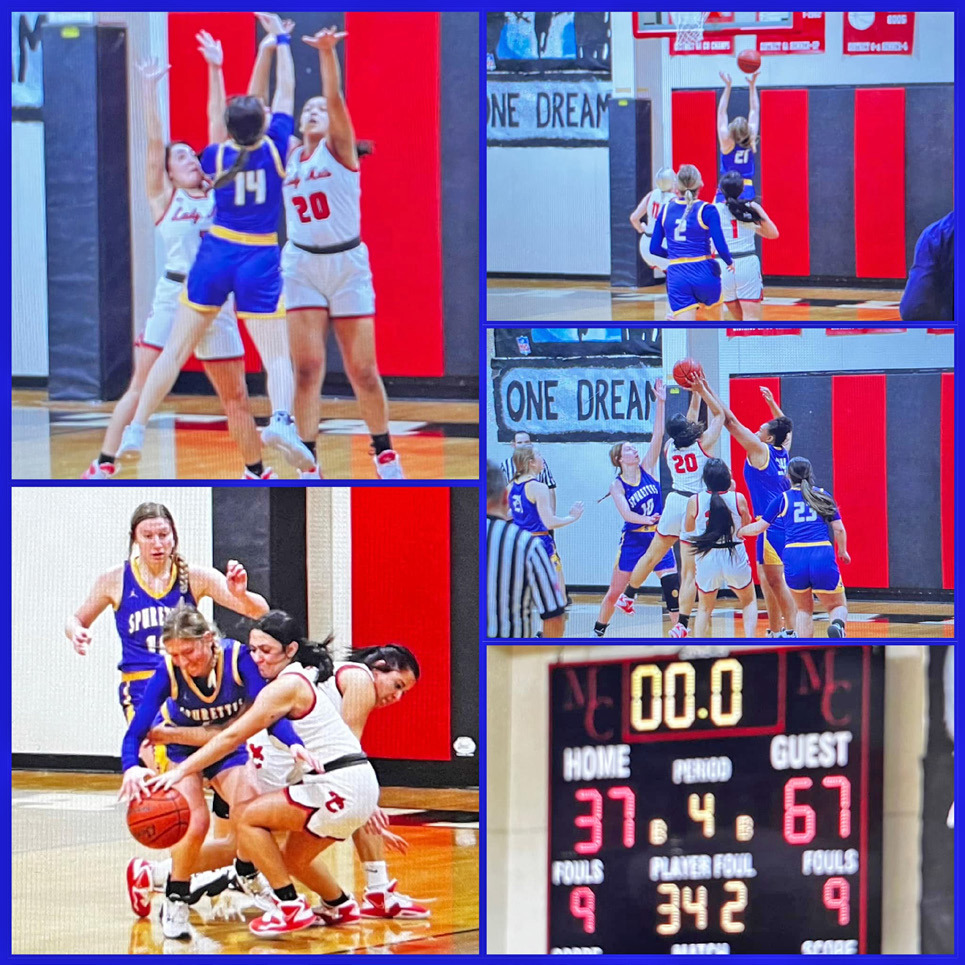 LADY MATS LOSS The Motley County varsity girls basketball team lost to Spur 67-37 on the road in a district game last week. | COURTESY PHOTO