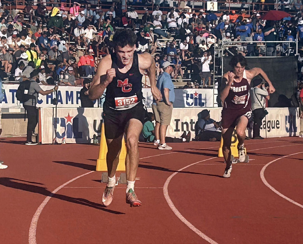 IN BOYS 400M DASH Aidan Fisk finished 9th with a time of 42.72. | RUSS MORRIS FOR THE CAPROCK COURIER