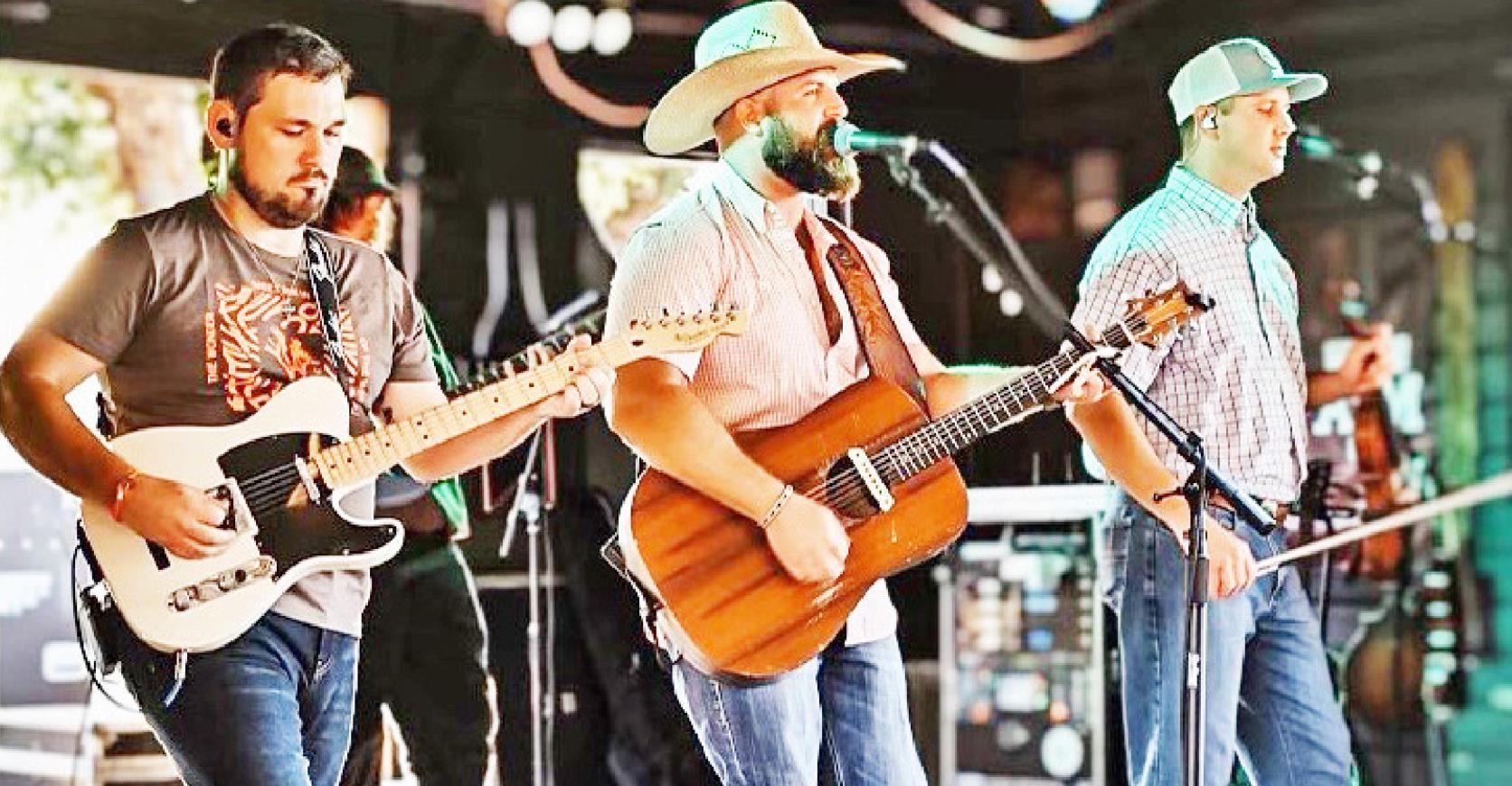 GOLD BUCKLES AND FOND MEMORIES Lubbock-based Jason Nutt & Highway 70 have made themselves popular on the rodeo circuit; the band played for Silverton’s Briscoe County Celebration earlier this month. | COURTESY PHOTO