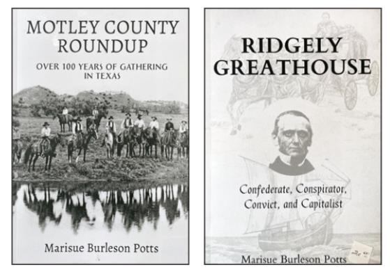 Motley’s Potts to join Oct. 1 book signing in Spur