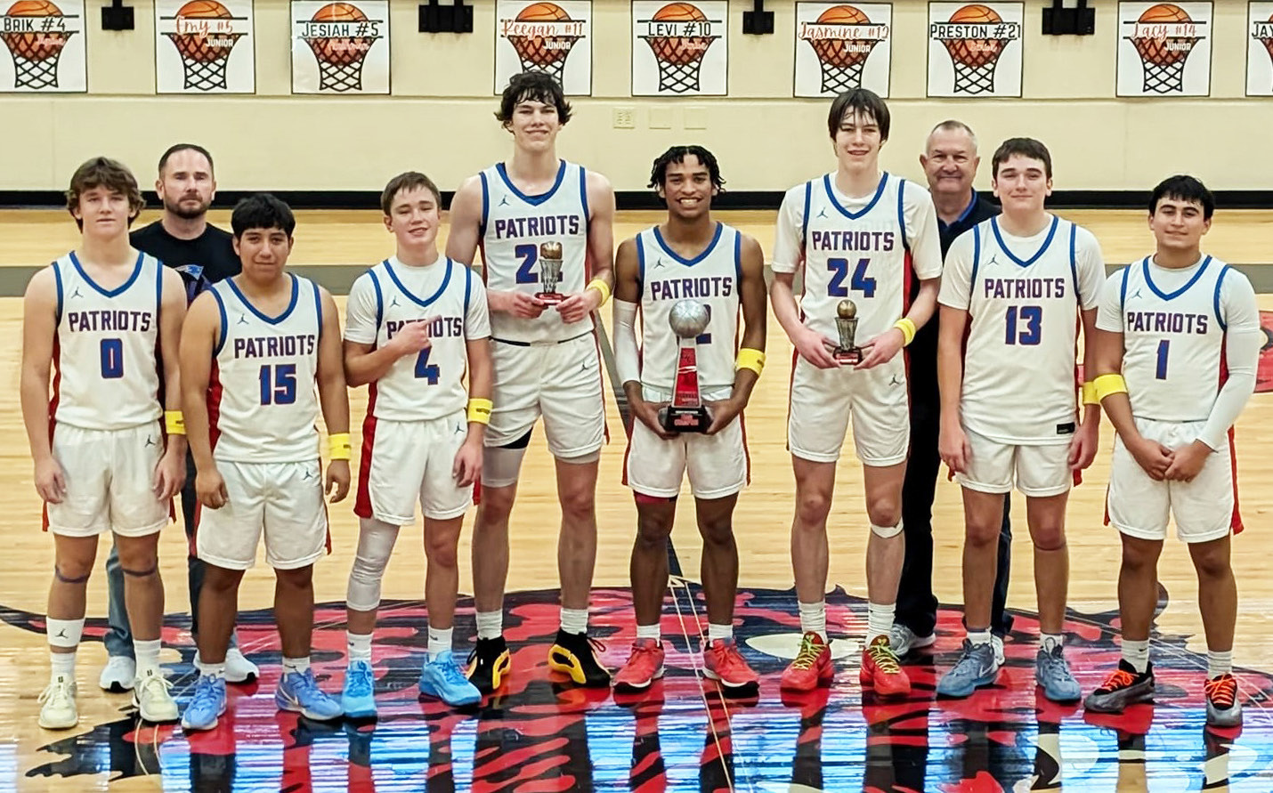 PATRIOTS UNDEFEATED CHAMPIONS Valley emerged undefeated in the Garden City Booster Club Classic tournament this last weekend, Dec. 12-14. | COURTESY PHOTO