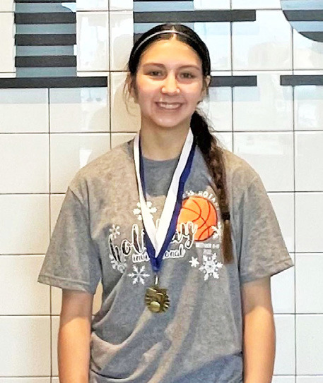 VALLEY ALL TOURNAMENT Lady Patriot Jaydan Bagwell was selected All Tournament at the Childress Basketball Tournament this past weekend. | COURTESY PHOTO