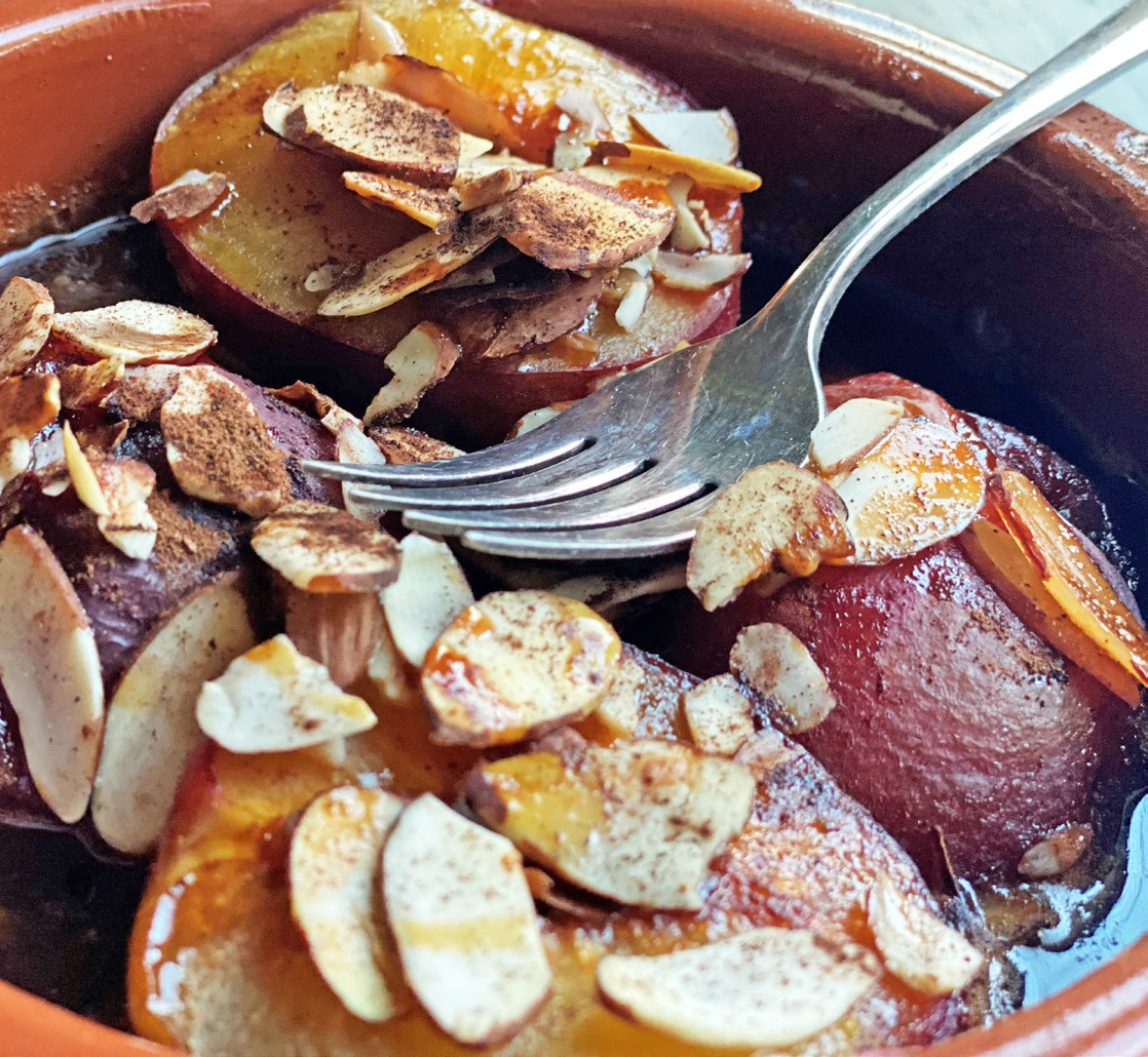 PLUMPERFECT While peaches, apricots, and nectarines may be ending their season and their flavor is fading, plums can still be baked with gorgeous fall spices to enhance them.| ANGELINA LARUE PHOTO