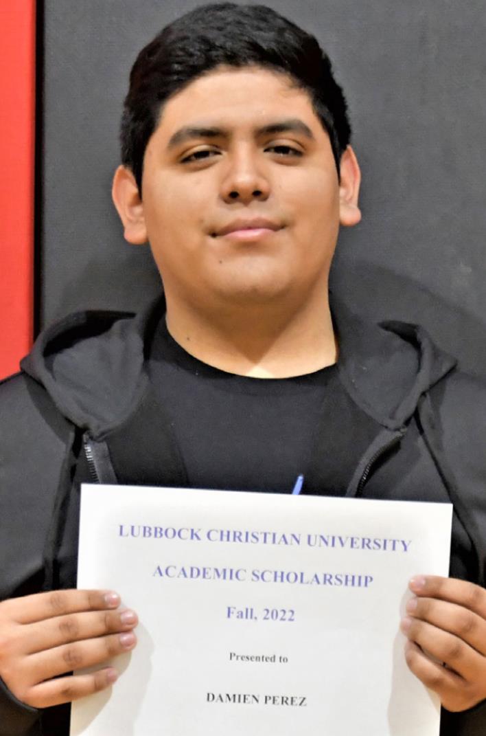 SCHOLARSHIP WINNER Dam