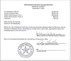 Briscoe Commissioners swear in officials, approve cyber security training in recent meetings