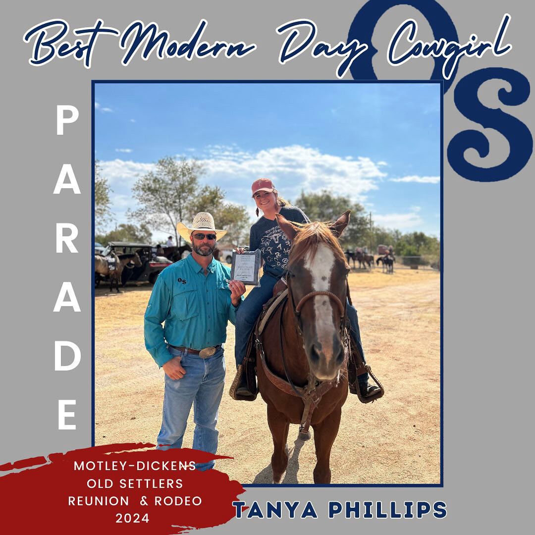 Best Modern-Day Cowgirl in Parade, Tanya Phillips