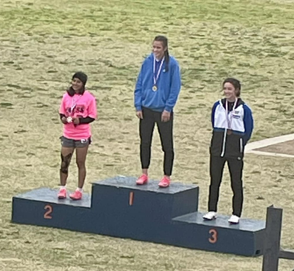 Valley’s Trinity Schlueter won the 200m and 400m races at the Regional track meet and qualified in both for State. | COURTESY PHOTO