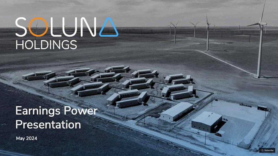 Soluna, parent company of Silverton’s Project Dorothy, releases 2023 summary