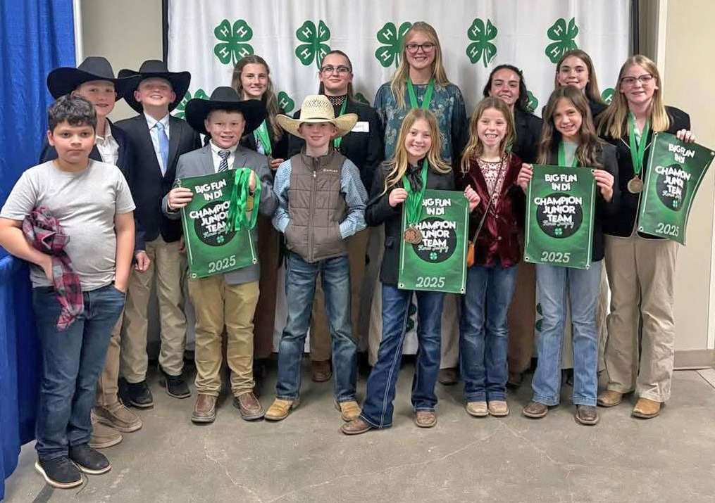 Last week, Briscoe County 4-H earned several honors at the District 1 4-H Horse Judging Contest. In overall team results, Briscoe placed 1st in Junior and 2nd in Intermediate. In overall individual results, Ryker Burson placed 2nd in Junior. | COURTESY PHOTOS