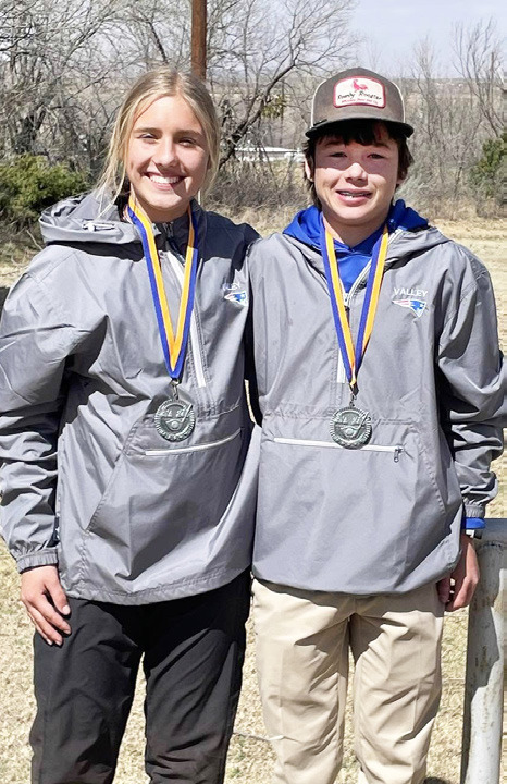 At the Spur golf tournament last week, Valley players Cade Lamb and Hartlee Battey placed 2nd overall. | COURTESY PHOTO