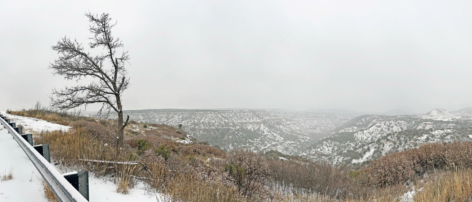 First bout of winter weather this