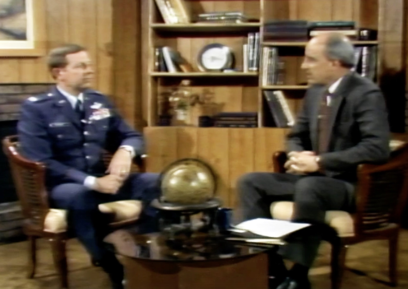 VETERAN FROM WEST TEXAS Major General Robert Dempsey, a Floydada High School graduate, was interviewed several years ago on Abilene Christian University campus media. | COURTESY PHOTO