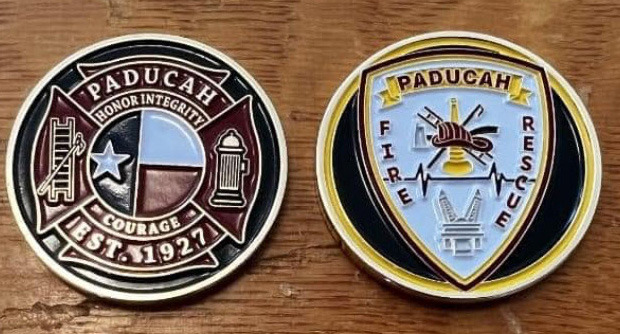 PVFD FUNDRAISING The Paducah Volunteer Fire Department is raising funds for new protective clothing and money for vehicle and equipment maintenance and repair. All donations are tax deductible. Any donations over $20 will receive a PFD commemorative coin as a token of their appreciation. Donations may be mailed to Paducah Fire Dept., P. O. BOX 884, Paducah, TX 79248. | COURTESY PHOTO
