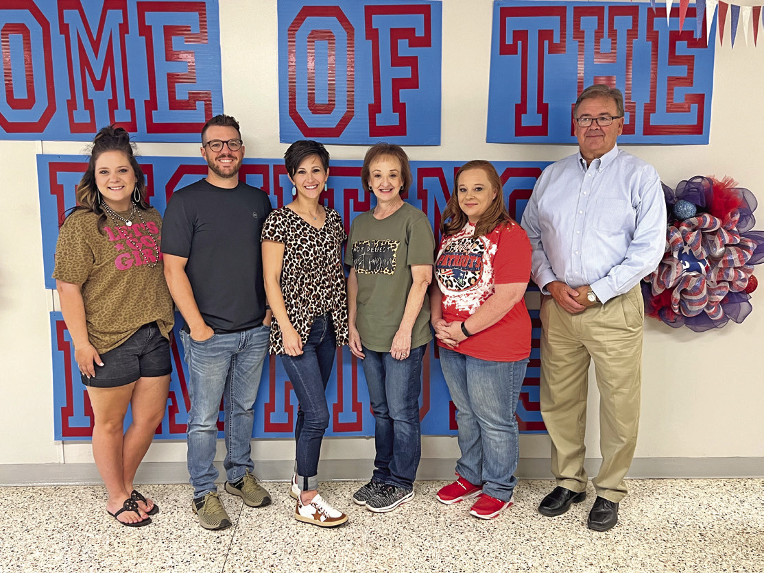 NEWS TAFF Valley schools welcomed the following new employees this week at staff training: Kristen Pigg, Adam Lindsay Elliott, Lucretia Dockery, Mandy Thompson and Jon Davidson. | COURTESY PHOTO