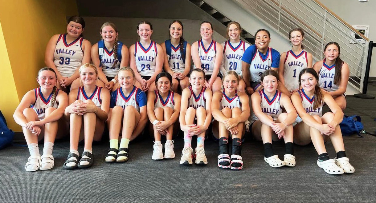 2025–26 VARSITY AND JV LADY PATRIOTS competed at the Elk City, Oklahoma basketball team camp June 10–12. | COURTESY PHOTO