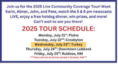 The secret’s out: KCBD to cast live from Turkey
