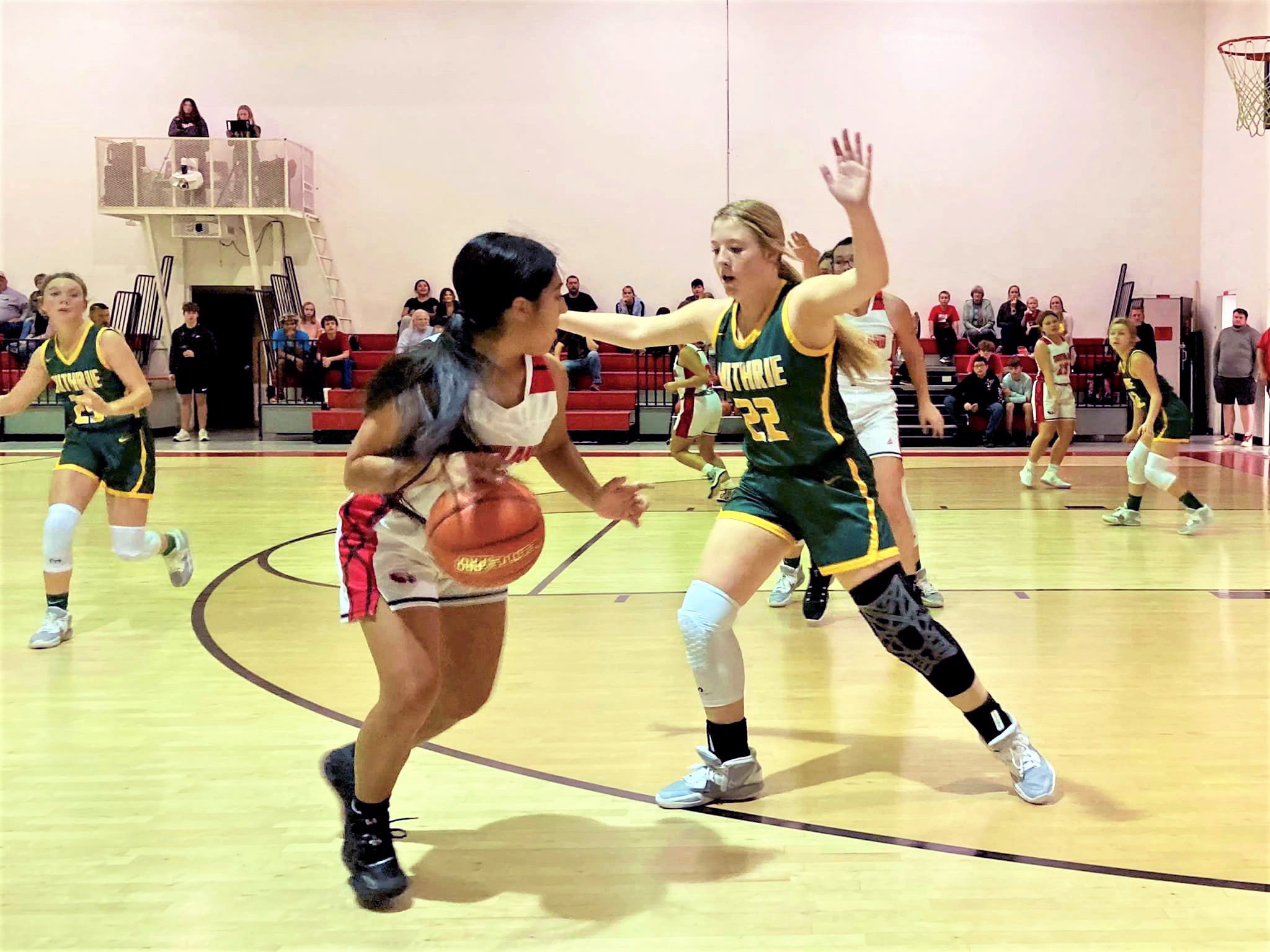 GUTHRIE GIRLS The Guthrie Lady Jags kicked off a new season this year by beating the Southland Lady Eagles 40-5. | COURTESY PHOTO