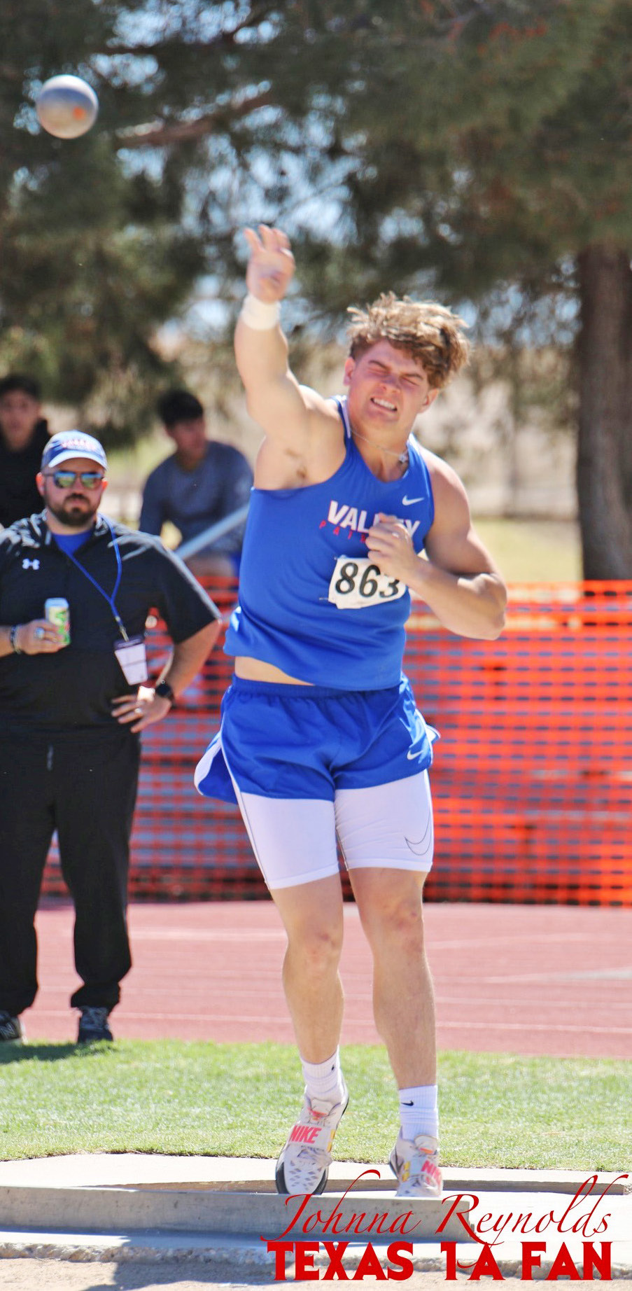 STATE BOUND Valley’s Tucker Schlueter was the regional champ in discus and advances to Austin. He will compete May 12-13. | COURTESY PHOTO