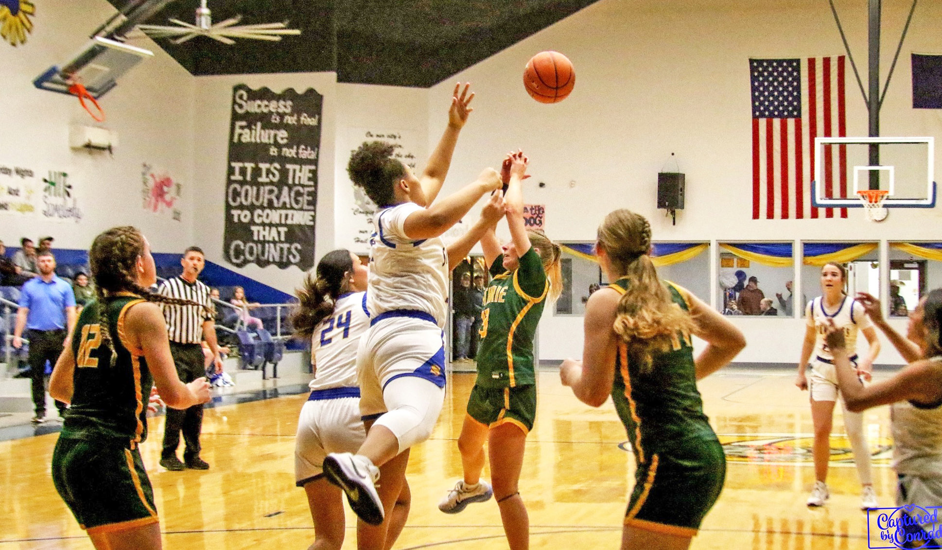 GUTHRIE BASKETBALL The Guthrie Lady Jaguars fell short, 53-36, in their game last week with Spur, and the boys varsity team, the Jaguars defeated Spur, 49-30. | DANA CONRAD PHOTO