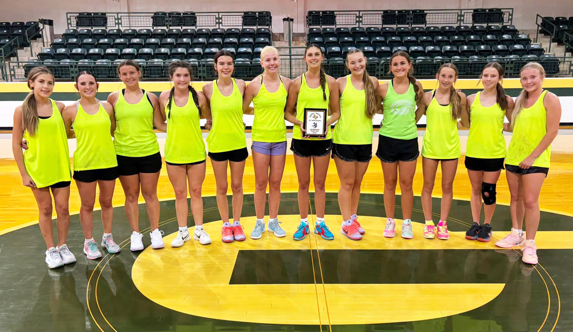 TOP FINISH The Guthrie Lady Jags won the Haskell XC meet last week. | COURTESY PHOTO