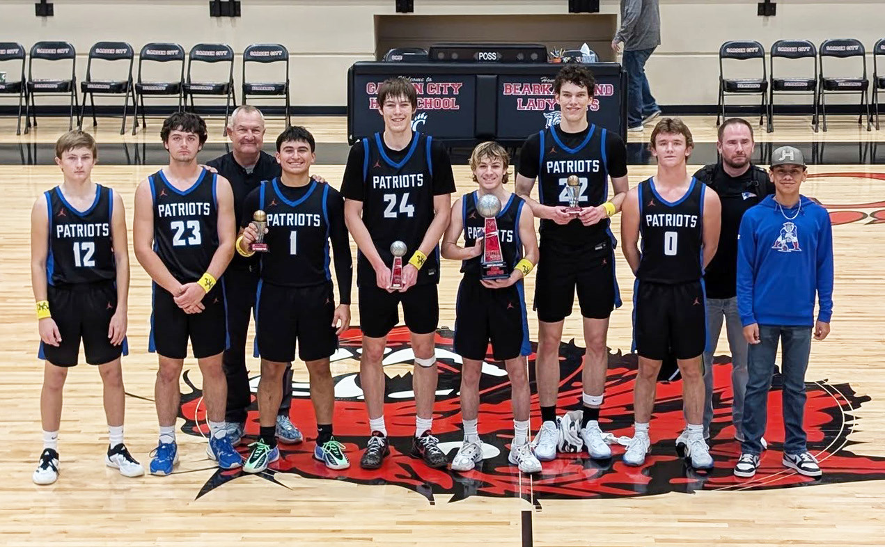TOURNAMENT CHAMPIONS The Valley Patriots secured the championship after a 5-0 undefeated run in the Garden City Bearkat Booster Club Classic Tournament last weekend. | COURTESY PHOTO