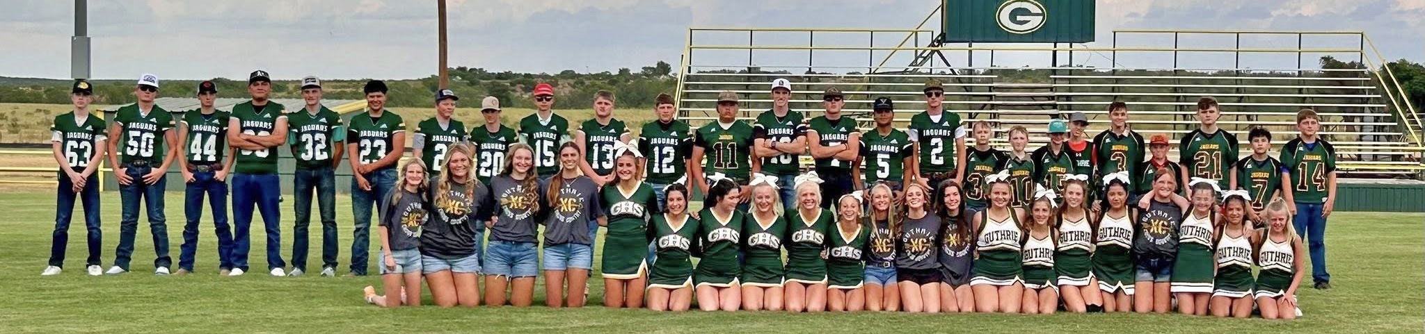 MEET THE JAGUARS Last week Guthrie