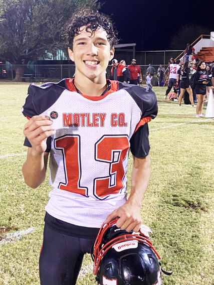 Paul Johannes, junior at Motley County High School, was selected Football Sticker Player of the Week by Texas 1A Fan. | TEXAS 1A FAN