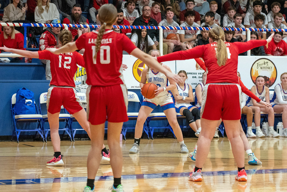 VALLEY GIRLS WIN The #1 girls basketball team in the state, the Valley Lady Patriots defeated Silverton 55-47 for a key district win Friday night. | COURTESY PHOTO