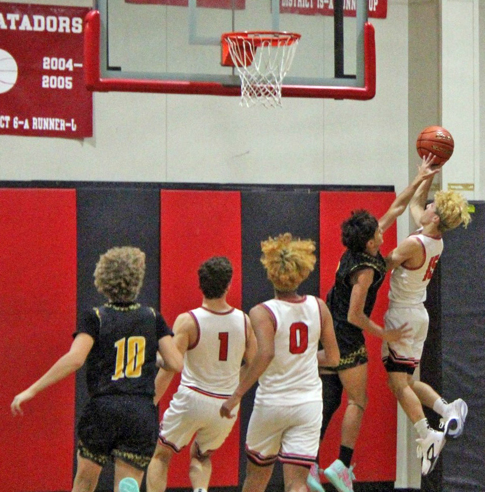 MOTLEYWINS On Friday, Dec. 13 the Motley County varsity boys basketball team defeated the Kress Kangaroos 58-48 at home. | COURTESY PHOTO