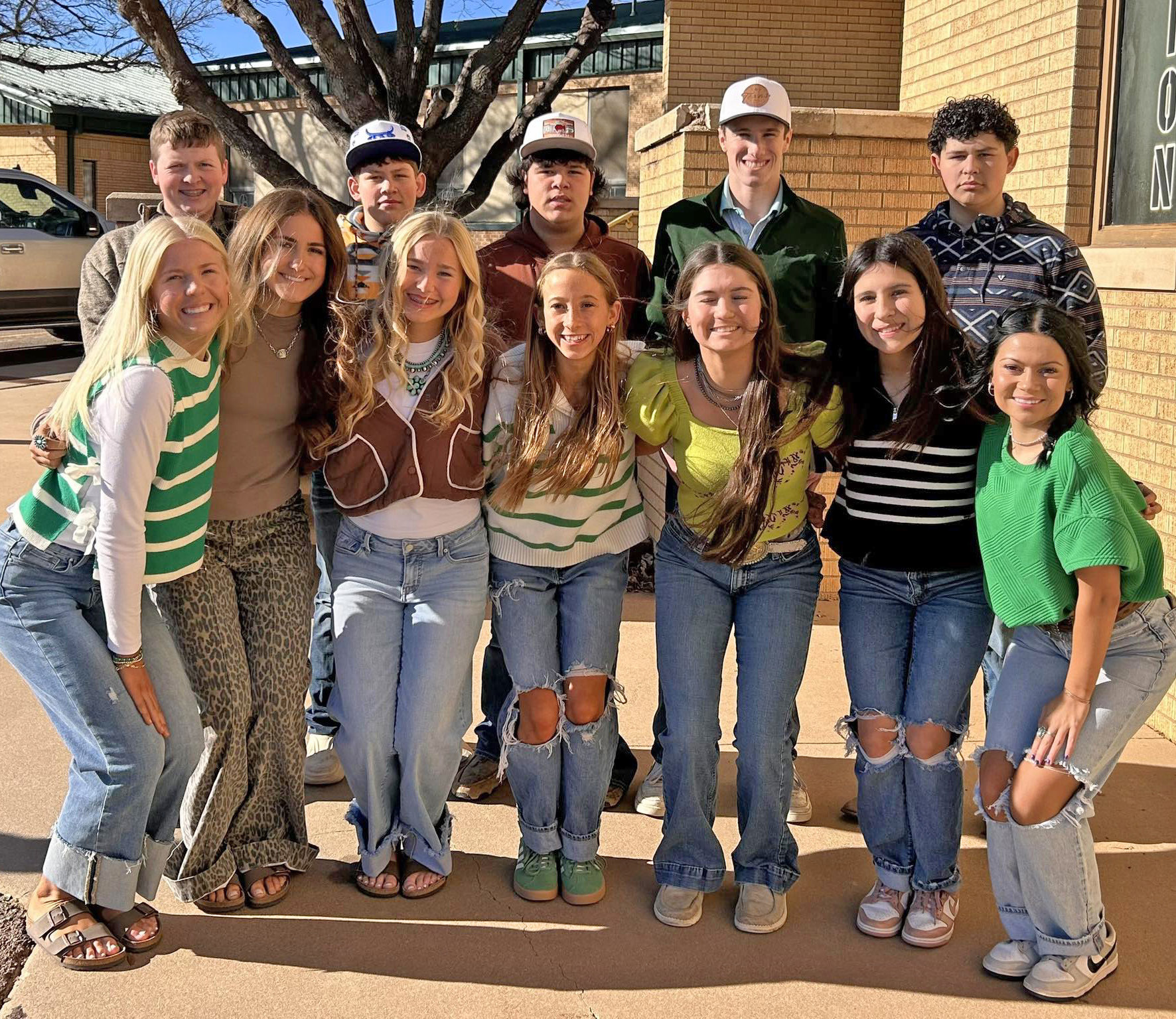 The Guthrie cheer squad left Wednesday for Fort Worth to compete in the State Cheer Championships. | COURTESY PHOTO
