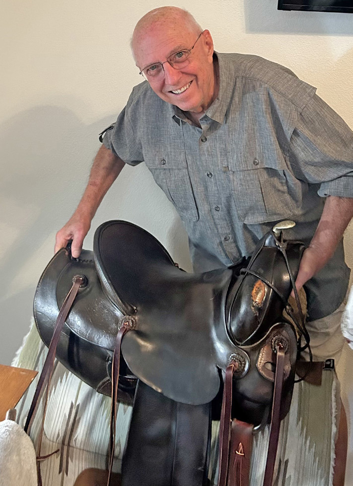 SADDLE UP to celebrate local history in the newly outfitted Schweitzer Saddle Room at the Hotel Matador B&amp;B. Michael Schweitzer set up an heirloom saddle for guests to appreciate. | COURTESY PHOTO