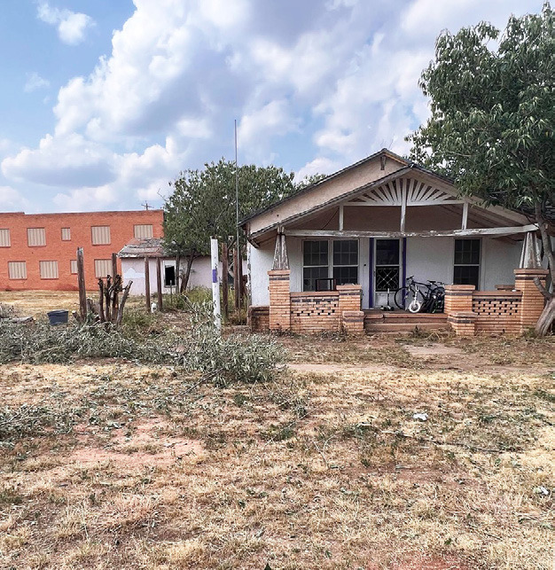 QUITAQUE “DEATH TRAP” posed a potential hazard to the community and City Park patrons in its last days before demolition. | COURTESY PHOTOS