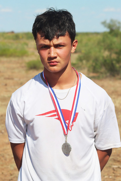 TRENTON FAIRCHILD finished in2ndplaceduringtheCaprock CanyonBisonRuncrosscountry meet on Sept. 2. | COURTESY PHOTO