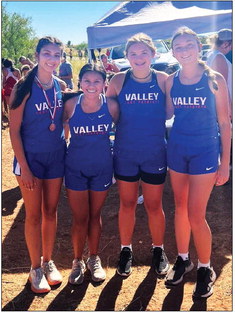 Valley XC medals at Bison Run meet