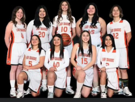 PLAYOFF LOSS The Paducah Lady Dragons took a tough loss to the Borden County Lady Coyotes 65-21 Monday night in their bi-district playoff game at Lubbock Cooper. | COURTESY PHOTO