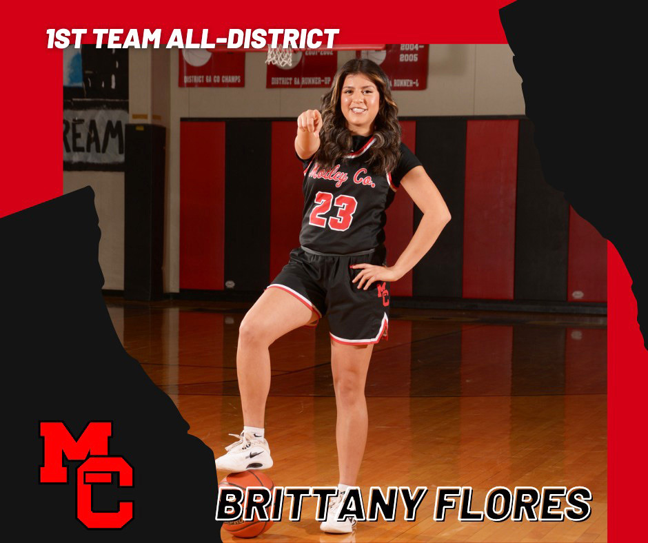BRITTANY FLORES, 1ST TEAM ALL DISTRICT