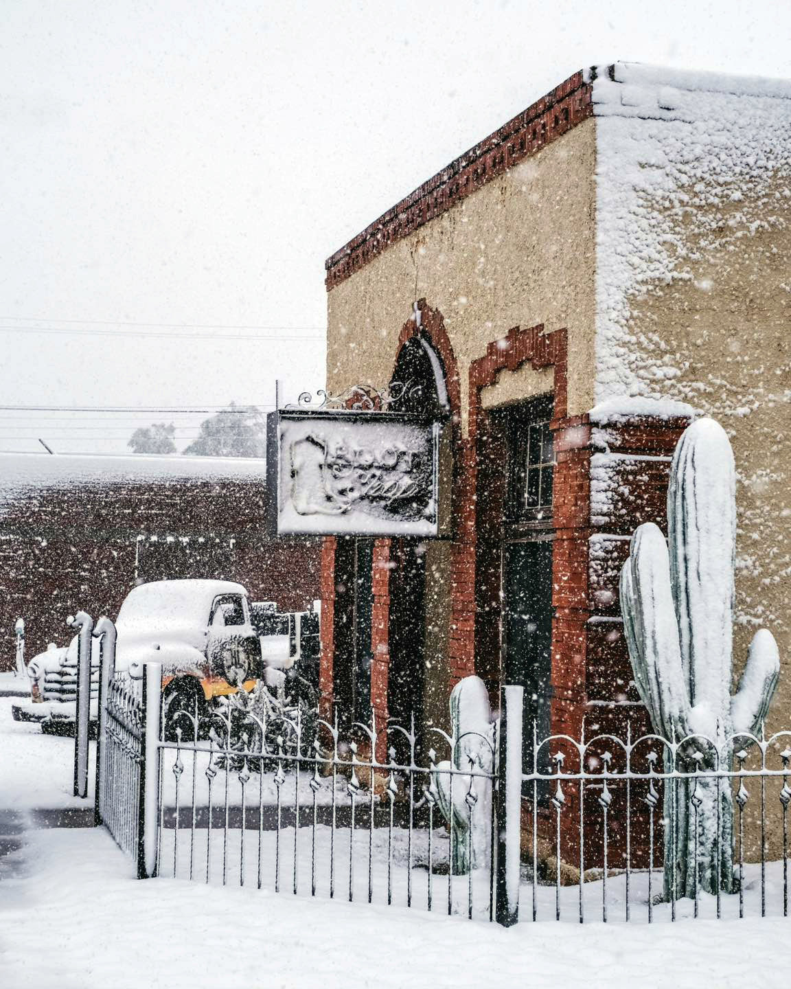 The northern portion of the Caprock Courier coverage area saw some of the deepest snowfall in the Panhandle on Saturday, April 5—from Silverton to Caprock Canyons State Park over to Turkey (shown here). MORE PHOTOS, PAGE 10 | COURTESY PHOTOS