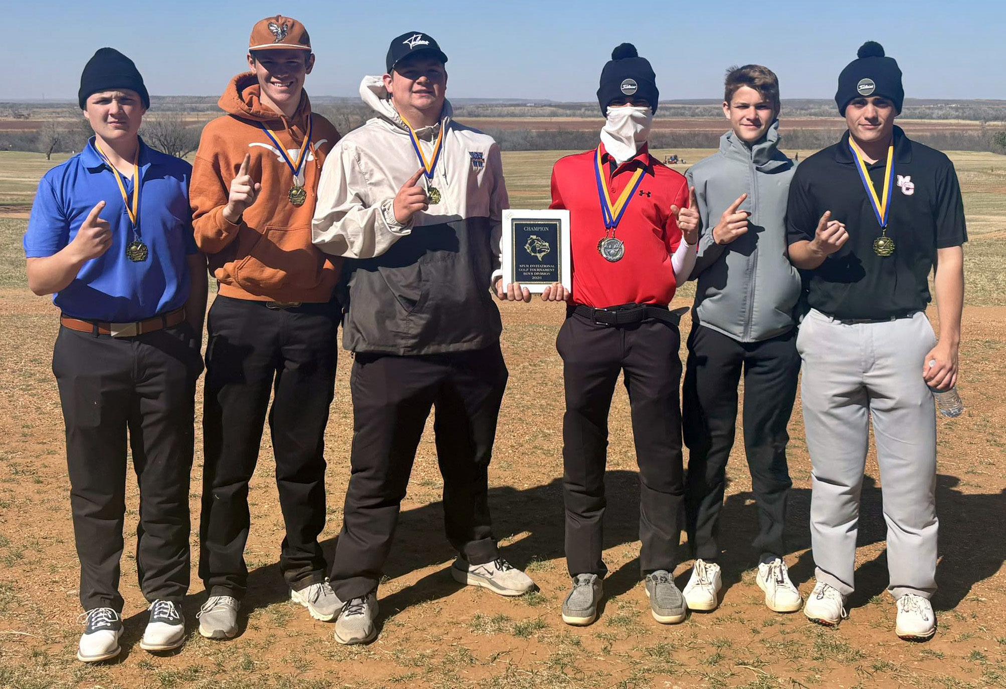 MEETCHAMPS The Matadors and Lady Mats competed in golf last Friday Spur.They played through windy conditions and competed strong, with the boys finishing as meet champions. | COURTESY PHOTO
