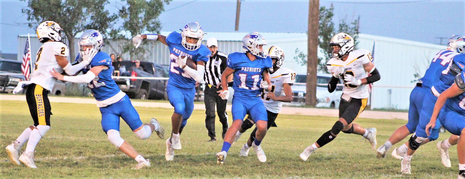VALLEY WINS The Valley Patriots defeated the Petersburg Buffaloes 78-33 before a home town Homecoming crowd Friday night. | COURTESY PHOTO