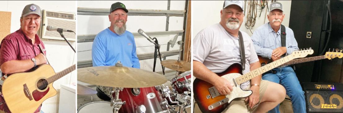 FABULOUS SANDBILLIES West Texas band The Fabulous Sandbillies (Stephen Reynolds, Gary Dunlap, Kermit Wooley and Jeremy Beck) will perform at the New Year’s Eve Dance at the VFW Hall in Paducah. The group’s motto is “If you can’t dance to it, we don’t play it,” said lead singer and rhythm guitarist Reynolds. | COURTESY PHOTO
