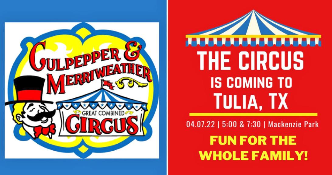 Circus coming to Tulia April 7