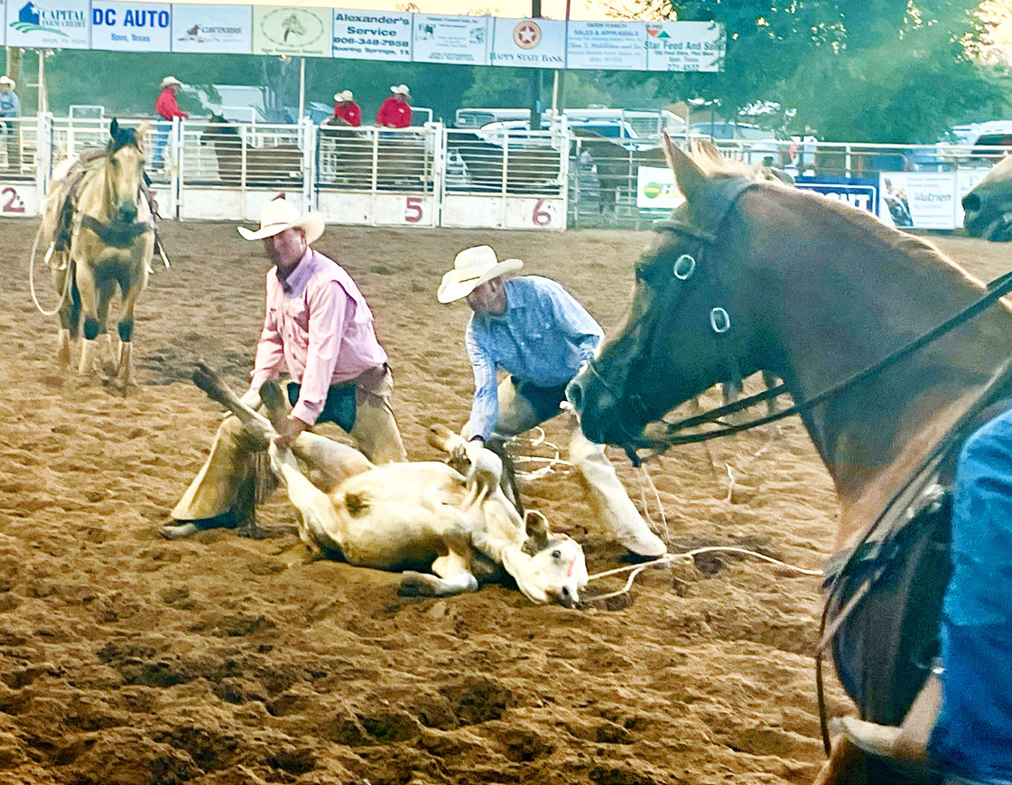 Most ranch rodeos consist entirely of timed events, with the goal being to complete the assigned task in the shortest possible tim. | THETEXASSPUR