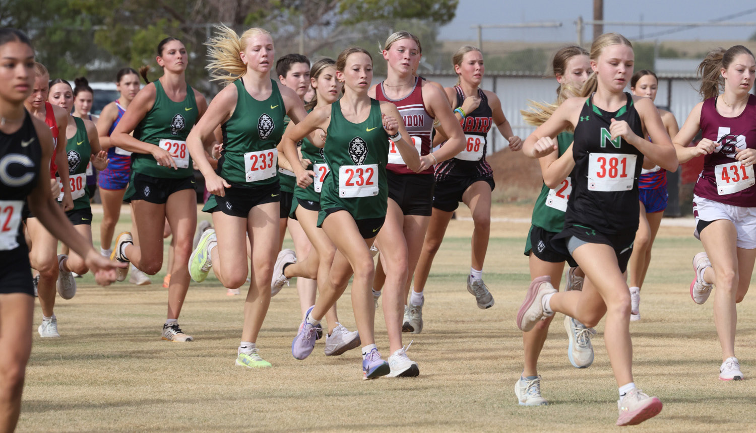The Guthrie Lady Jaguars XC team won the Haskell Cross-Country Meet last week. | SHERI BATY