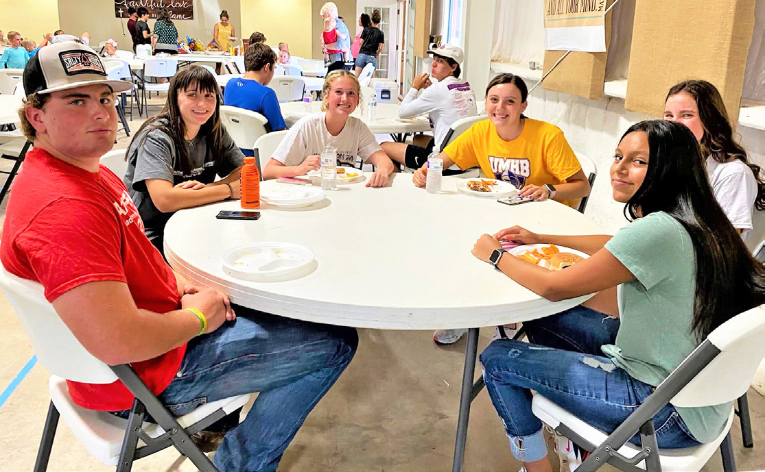 VALLEYBACKTOSCHOOL TheTurkey Church of Christ hosted a special back to school party last week for Valley students. | COURTESY PHOTO