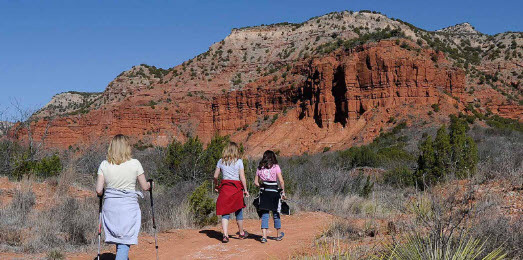 NEW YEAR Caprock Canyons State Park is offering a variety of activities for January, including the always popular First Day Hike | TPWD PHOTO