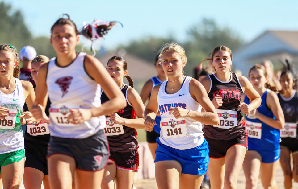 REPEATTRIP Valley’s Hartlee Battey, a sophomore, made a backto- back appearance at state cross country meet in Round Rock this year. | COURTESY PHOTO