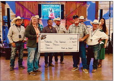 PADUCAH VFDDONATION Last weekend the Paducah Fire / EMS department attended the 2023 Boots and Badges Ball in Lubbock. The Paducah Volunteer Fire Department was awarded a $3,000 donation to help with replacing tires for their brush trucks after recent wildfires. | COURTESY PHOTO