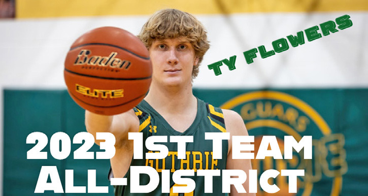 SPOTLIGHT ON GUTHRIE BOYS ALL-DISTRICT BASKETBALL HONORS