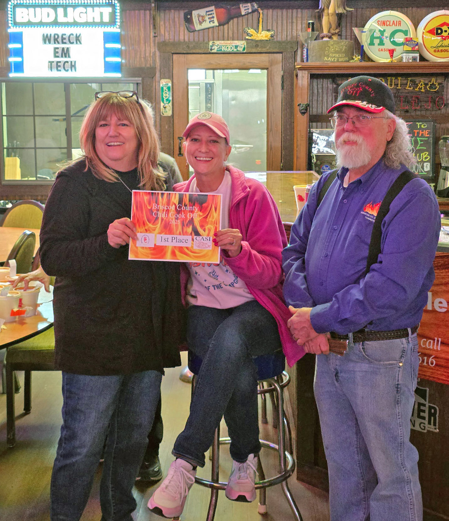 Briscoe Co. Chili Cook-Off Winners