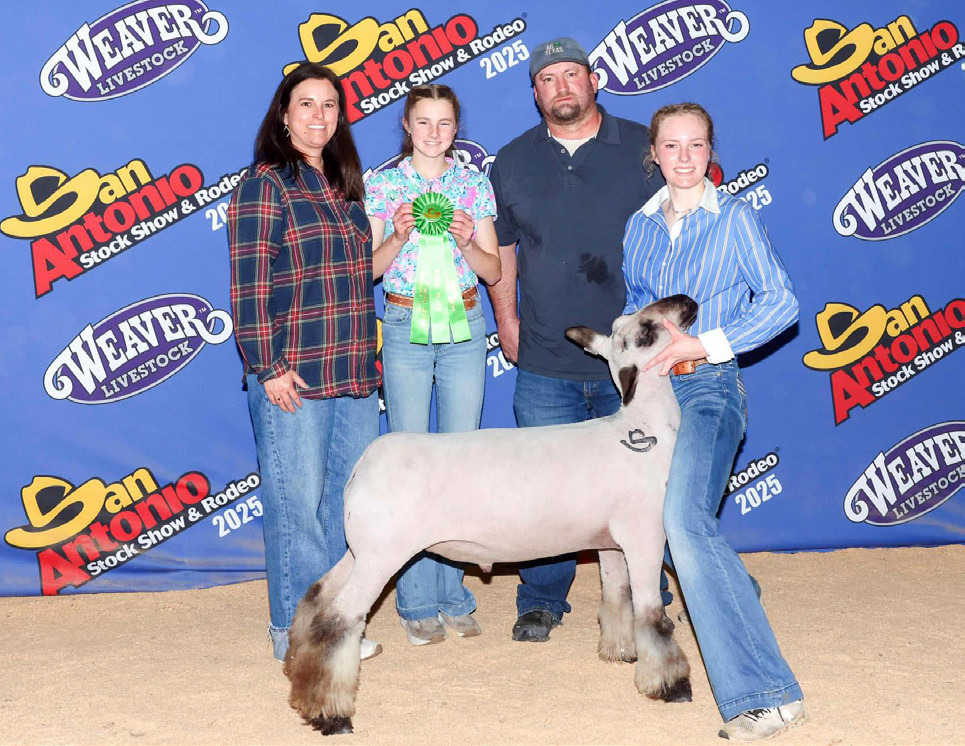 Congratulations go to Maddie Francis and the Francis family for their success at the 2025 San Antonio Stock Show. | COURTESY PHOTO